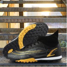 Сороконожки Caroc Superfly 8 Black/Gold Tf  (с носком)