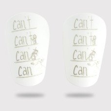 Футбольні щитки Can't  mini Guard  White/Gold 
