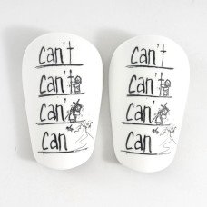 Футбольні щитки Can't  mini Guard  White/Black 