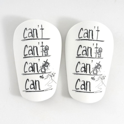 Футбольные щитки Can't  mini Guard  White/Black 