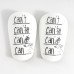Футбольные щитки Can't  mini Guard  White/Black 