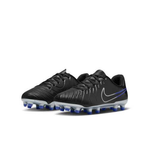 Бутси Nike Kids Tiempo Legend X Club FG/MG - Black/Chrome/Hyper Royal DV4352-040