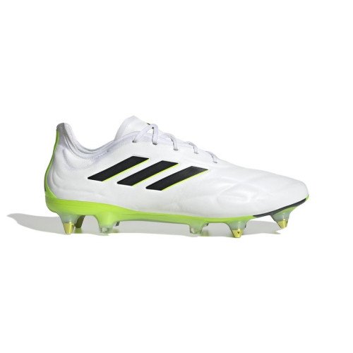 Бутси  Adidas Copa Pure .1 SG Crazyrush - Footwear White/Core Black/Lucid Lemon Hq8975 39 (24,5 cm) 