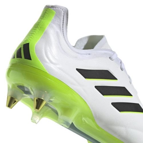 Бутси  Adidas Copa Pure .1 SG Crazyrush - Footwear White/Core Black/Lucid Lemon Hq8975 39 (24,5 cm) 