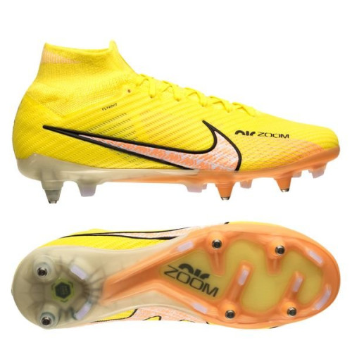 Бутси Nike Air Zoom Mercurial Superfly Elite 9 SG-PRO Anti-Clog Lucent - Yellow Strike/Sunset Glow/Barely Grape DJ5166-780 40.5 (25,5 cm) 41 (26 см)