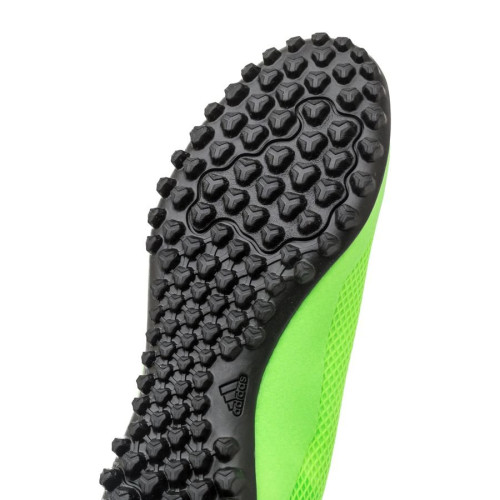 Сороконожки  Adidas X Speedportal .4 TF Game Data - Grün/Schwarz/Gelb Gw8507
