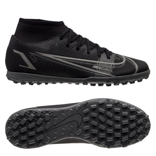 Сороконіжки  Nike Mercurial Superfly 8 Club TF Renew - Musta/Harmaa Cv0955-004