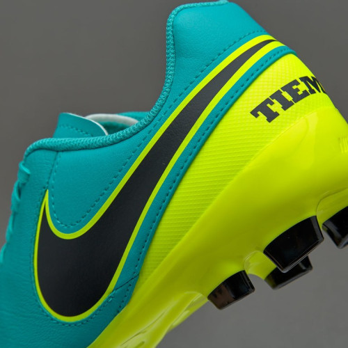Бутсы Nike Kids Tiempo Legend VI FG - Clear Jade/Black/Volt 819186-307