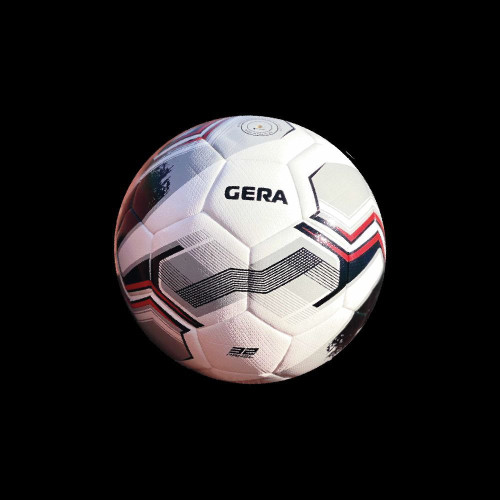 Футбольний мяч Gera Hybrid White/Red size 5