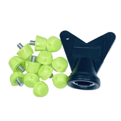 Змінні пластикові шипи для бутс + ключ Nike and Puma light green